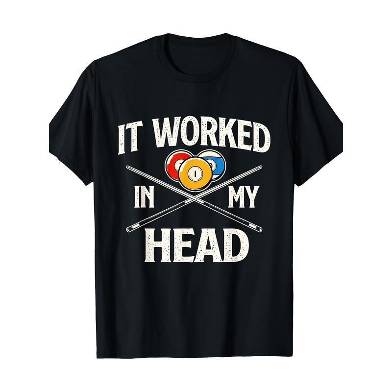 It works in my mind - Billiards Player Sports enthusiast T-shirt Made in USA Hoodie, Sweatshirt | WearSparks.com