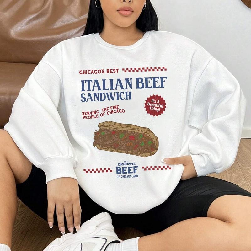 Italian Beef Sandwich T-Shirt Sweatshirt Hoodie Unisex | WearSparks.com