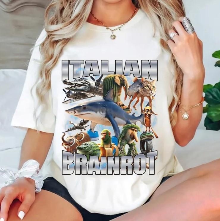 Italian Brainrot trendy T-Shirt, Dank Memes Tshirt, Brainrot Shirt Hoodie, Sweatshirt | WearSparks.com