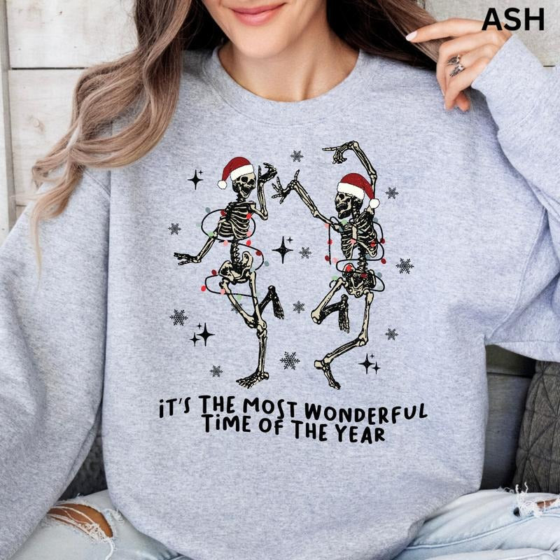 Its the most wonderful time of the year Christmas Crewneck, Christmas Sweatshirt, Winter Season Graphic, Casual Cotton...