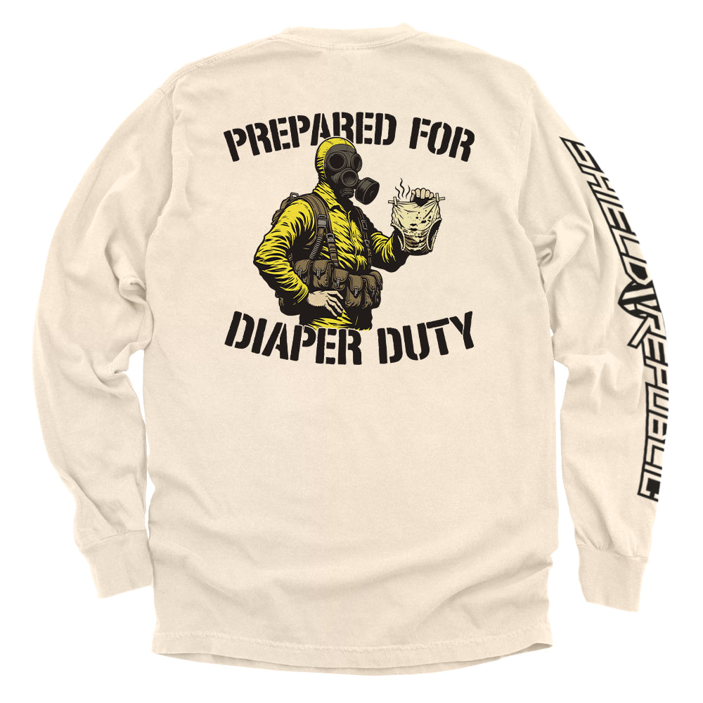Prepared For Diaper Duty Hazmat Suit T-Shirts, Hoodie, Sweatshirt | WearSparks.com (Image 5)