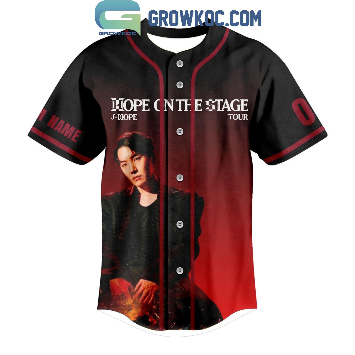 J Hope On The Stage Tour 2025 Personalized Baseball Jersey