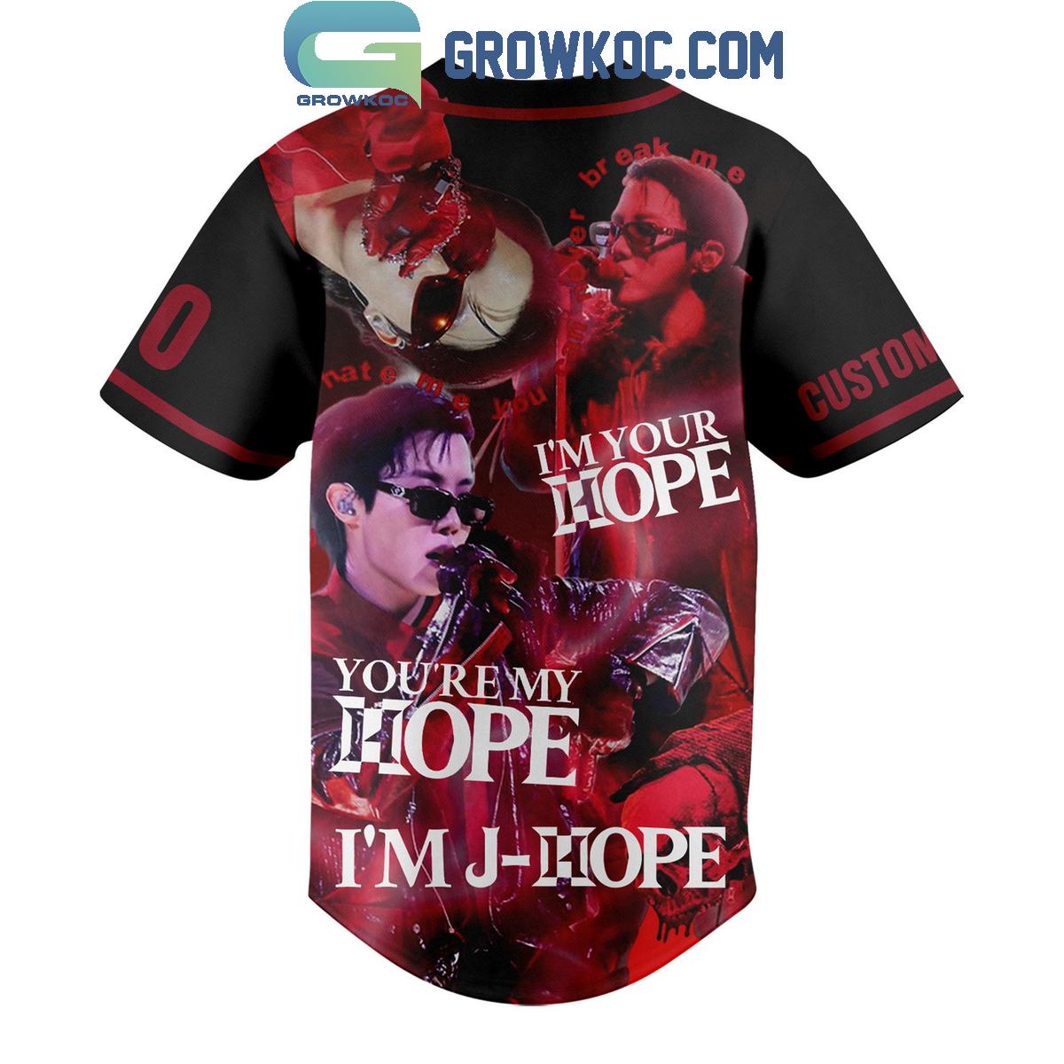 J Hope On The Stage Tour 2025 Personalized Baseball Jersey