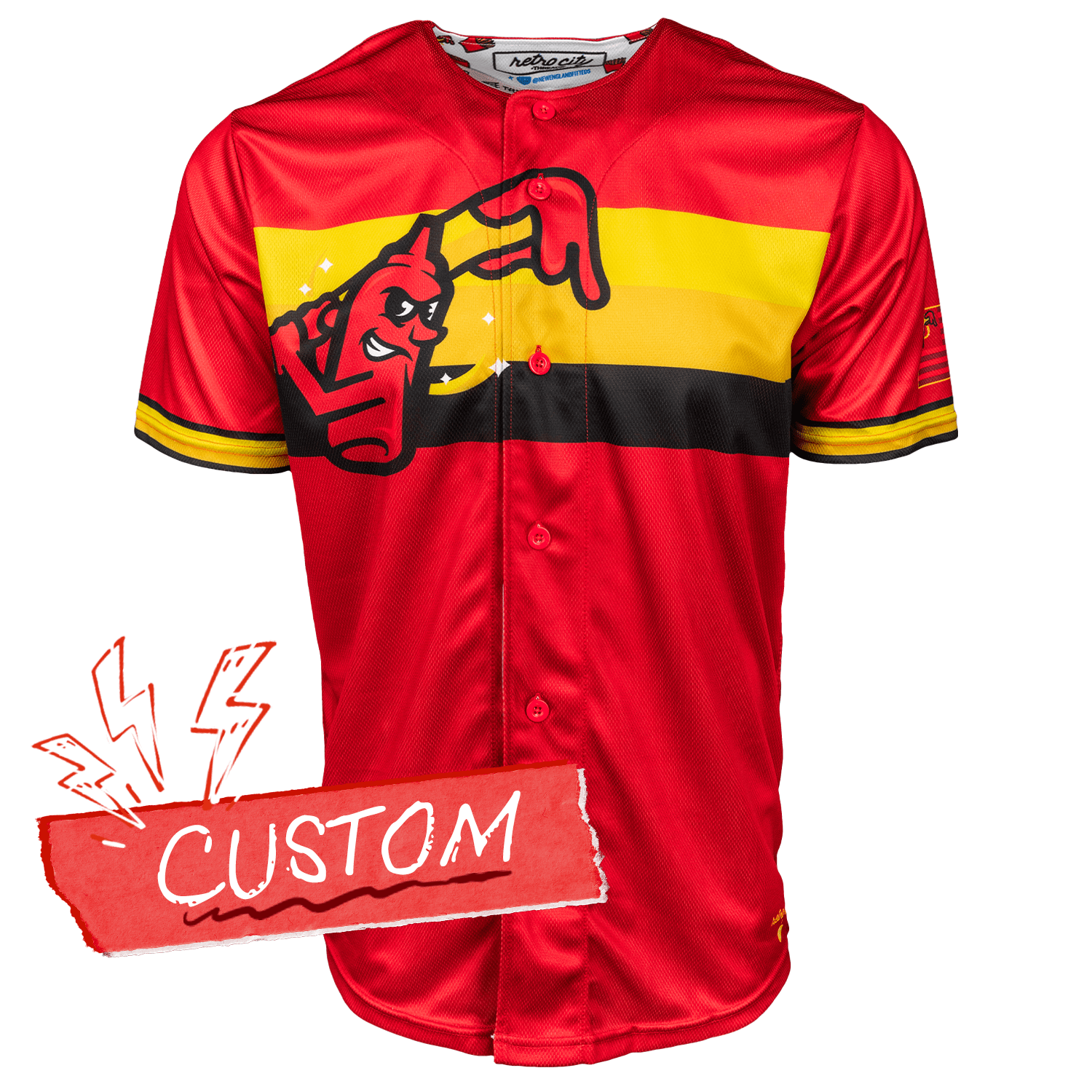 Fry Swatters Seamhead Baseball League Jersey (Away) *CUSTOM*