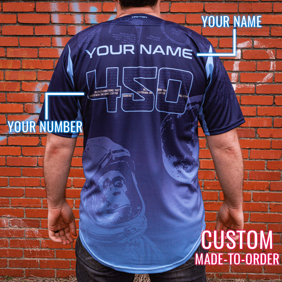 Moonshot NASA Lifestyle Baseball Jersey *CUSTOM*