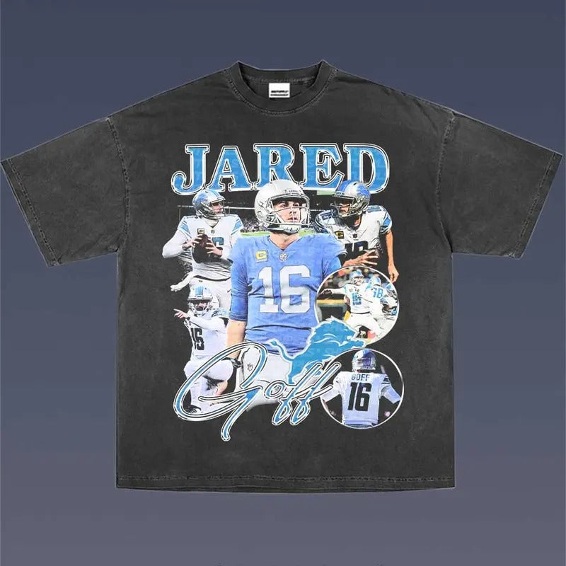 JARED GOFF 1.1 Tee - Soft and Comfortable Shirt - Unisex - Graphic T-Shirt Hoodie, Sweatshirt | WearSparks.com