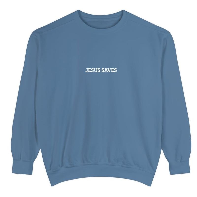 JESUS SAVES Crewneck Sweatshirt For Women T-Shirts, Hoodie | WearSparks.com