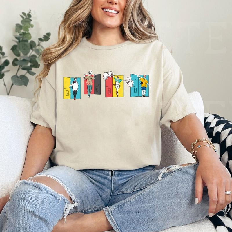 JJK Gojo Nobara Yuji Megumi Anime Lover Tshirt Crewneck Hoodie Comfort Cotton Sweatshirt | WearSparks.com