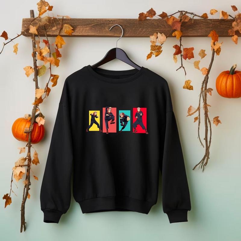 JJK Itadori Yuji Dacing Sweatshirt Gift For Fans, Anime T-shirt Sweatshirt, Sweatshirt, Hoodie | WearSparks.com