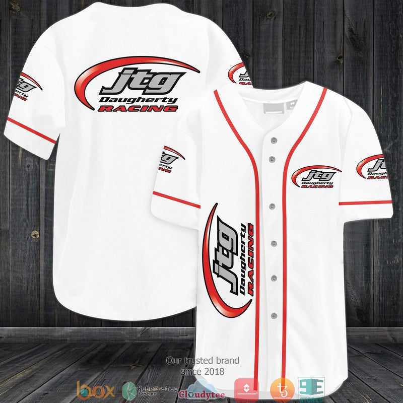 BEST JTG Daugherty Racing Car Team Baseball Jersey