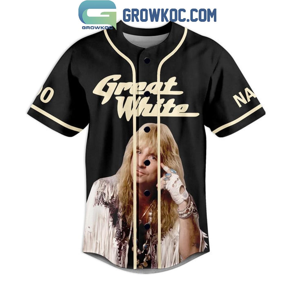 Jack Russell Thank You For The Memories In Great White 2024 Personalized Baseball Jersey