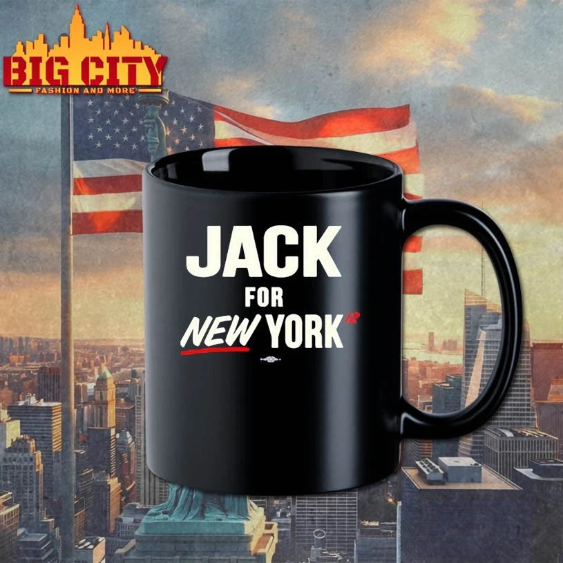 Jack Schlossberg Wearing Jack For New York shirt