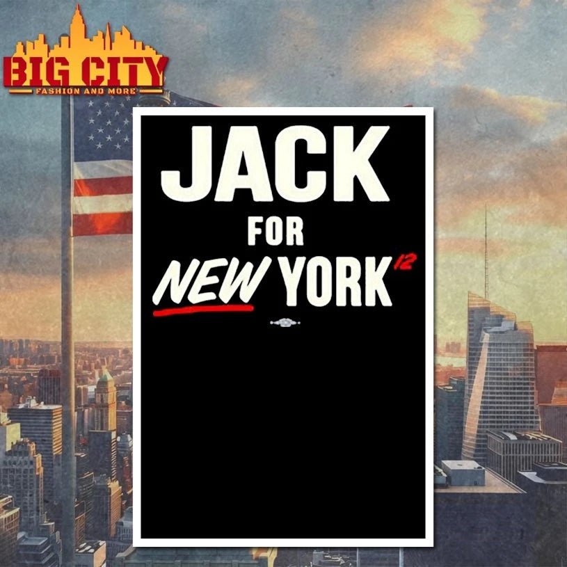 Jack Schlossberg Wearing Jack For New York shirt