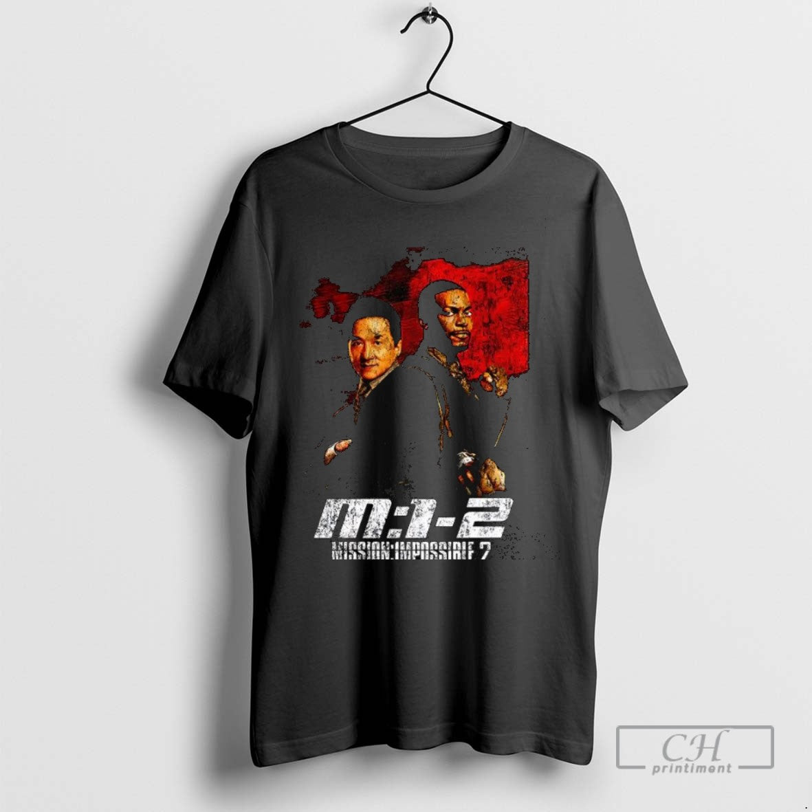 Jackie Chan And Chris Tucker Rush Hour Mission Impossible 2 Vintage T Shirts