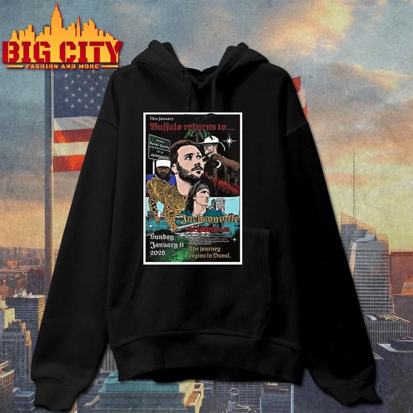 Jacksonville Jan 11 2026 The Journey Begins In Duval Shirt