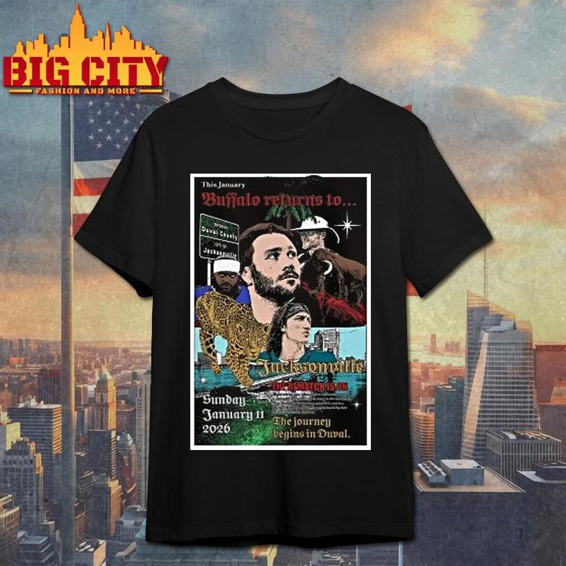Jacksonville Jan 11 2026 The Journey Begins In Duval Shirt