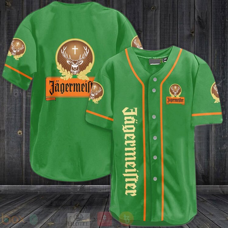 FASHION Jagermeister Baseball Jerseys Botton Shirt