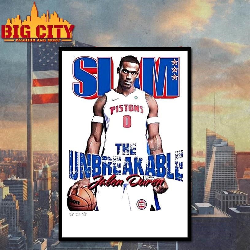 Jalen Duren Slam The Unbreakable Detroit Pistons Shirt