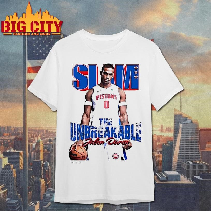Jalen Duren Slam The Unbreakable Detroit Pistons Shirt