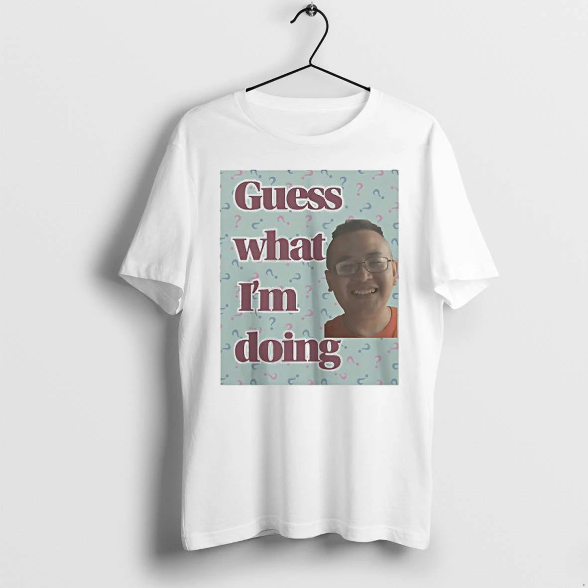 James Cage White Guess What Im Doing Tshirts Sweater