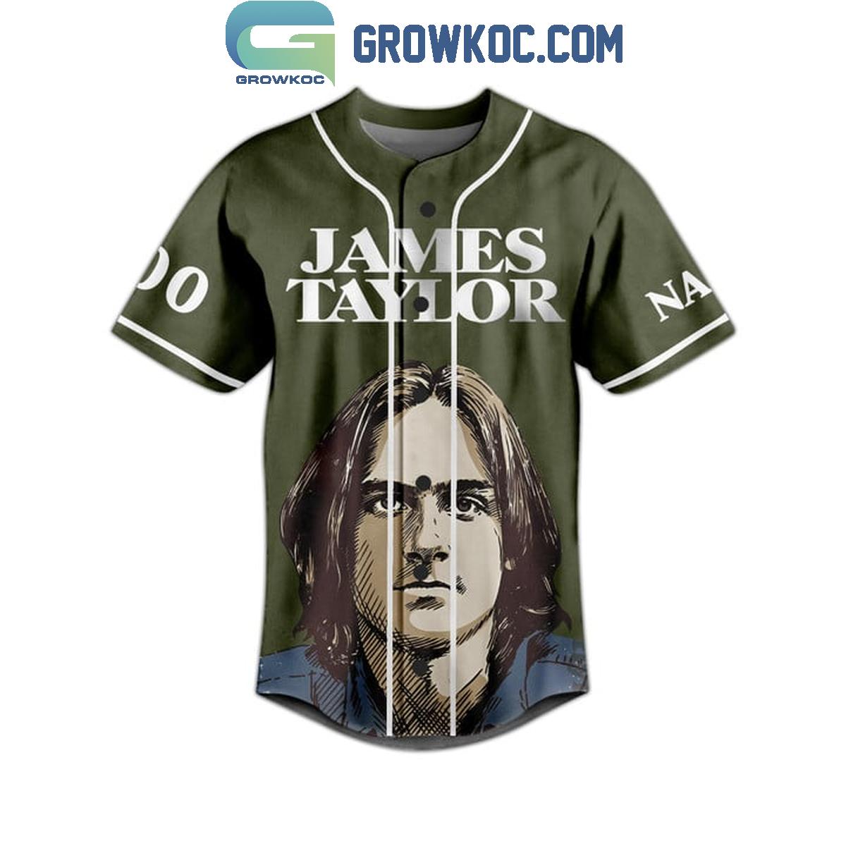 James Taylor 2024 Us Summer Tour 2024 Personalized Baseball Jersey