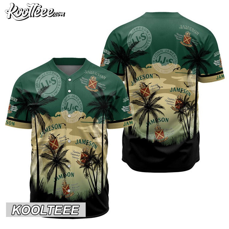 Jameson Coconut Trees Baseball Jersey