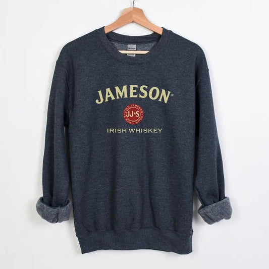 Jameson Crewneck Sweater  Funny Drinking UnisexSweatshirt  Jameson Irish Whiskey Gildan Sweatshirt T-Shirts, Hoodie