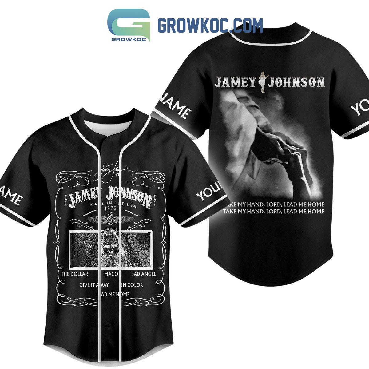 Jamey Johnson Take My Hand Lord Lead Me Home Personalized Baseball Jersey