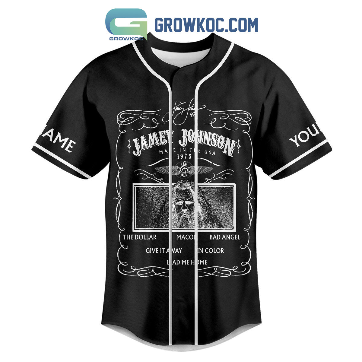 Jamey Johnson Take My Hand Lord Lead Me Home Personalized Baseball Jersey