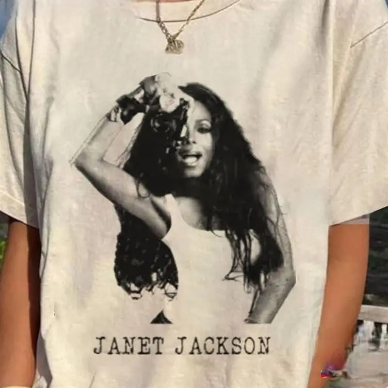 Janet Jackson 90S Vintage Shirt Together Again Tour 2024 Fan Gifts Sweatshirt T-Shirt Cotton Menswear Cotton Menswear...