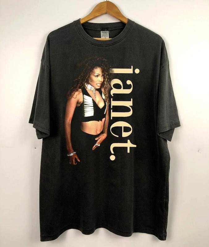 Janet Jackson Tour 90s Shirt, Concert Tour Shirt, Gift For Fans Men Women Cotton Menswear T-Shirt Top Hoodie, Sweatshirt