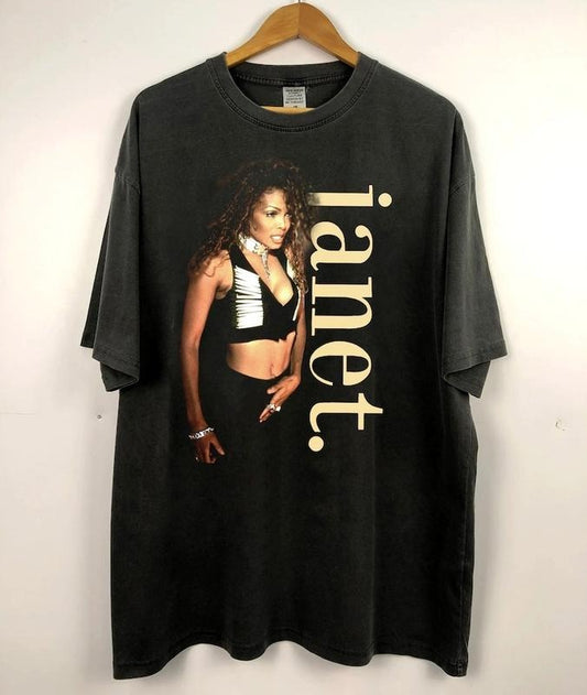 Janet Jackson Tour 90s Shirt, Concert Tour Shirt, Gift For Fans Men Women Cotton Menswear T-Shirt Top Hoodie, Sweatshirt