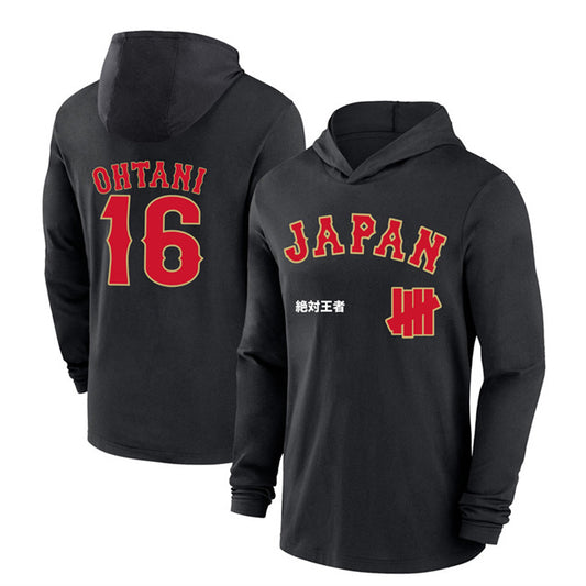 Japan Baseball #16 Shohei Ohtani Black 2026 World Baseball Classic Club Hoodie
