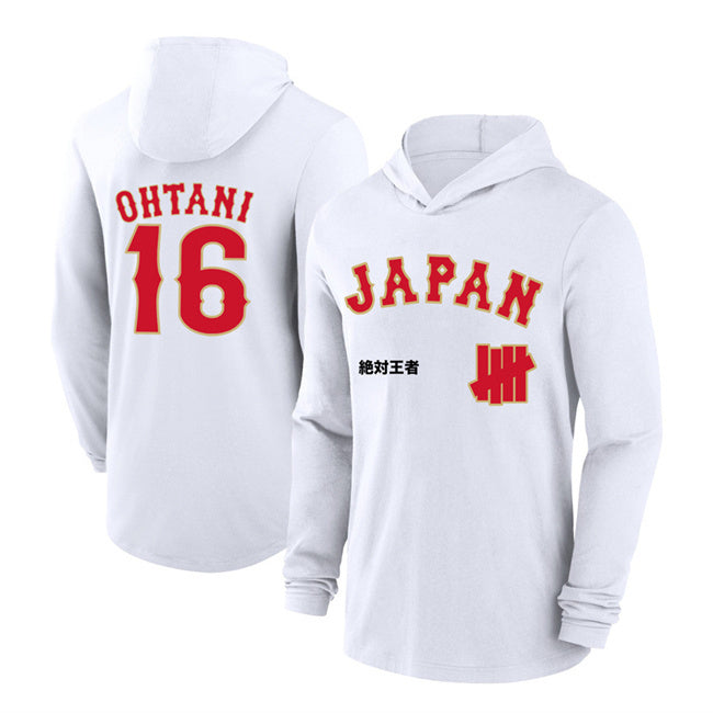 Japan Baseball #16 Shohei Ohtani White 2026 World Baseball Classic Club Hoodie