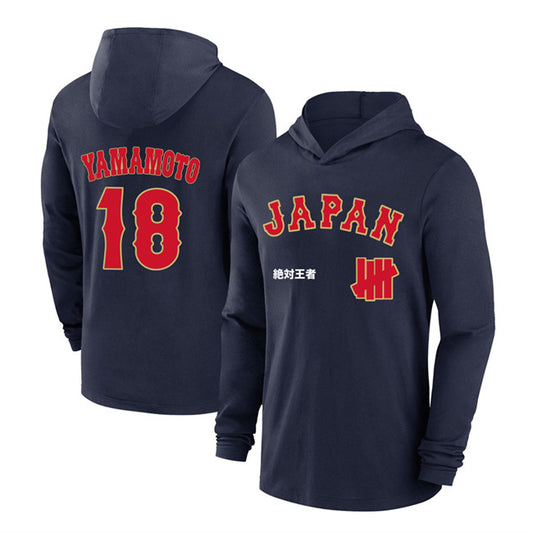 Japan Baseball #18 Yoshinobu Yamamoto Navy 2026 World Baseball Classic Club