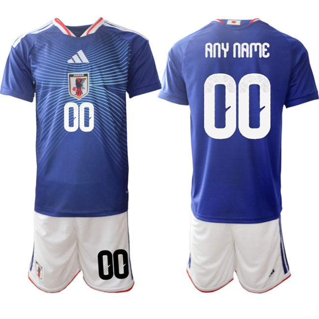 Japan Custom 2026 Blue Home Soccer Jersey Suit