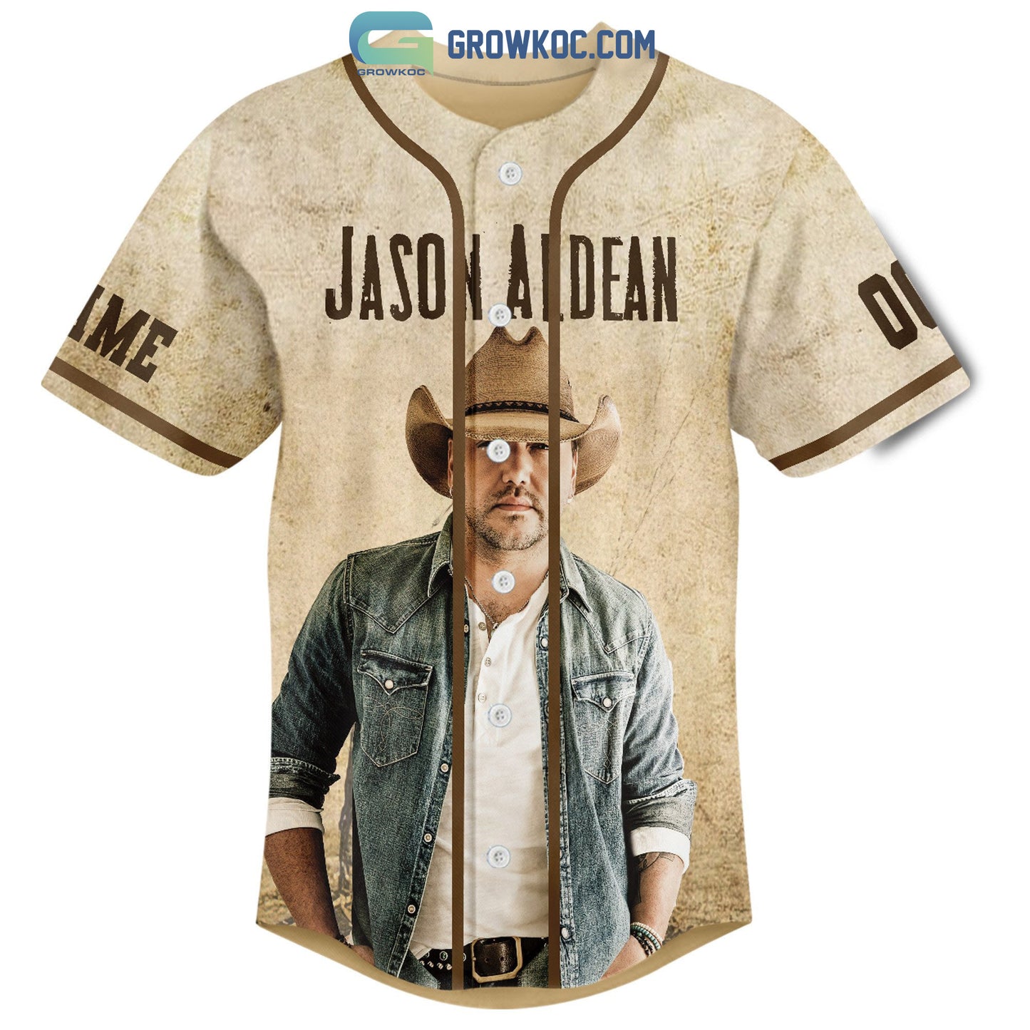 Jason Aldean All Album Personalized Baseball Jersey