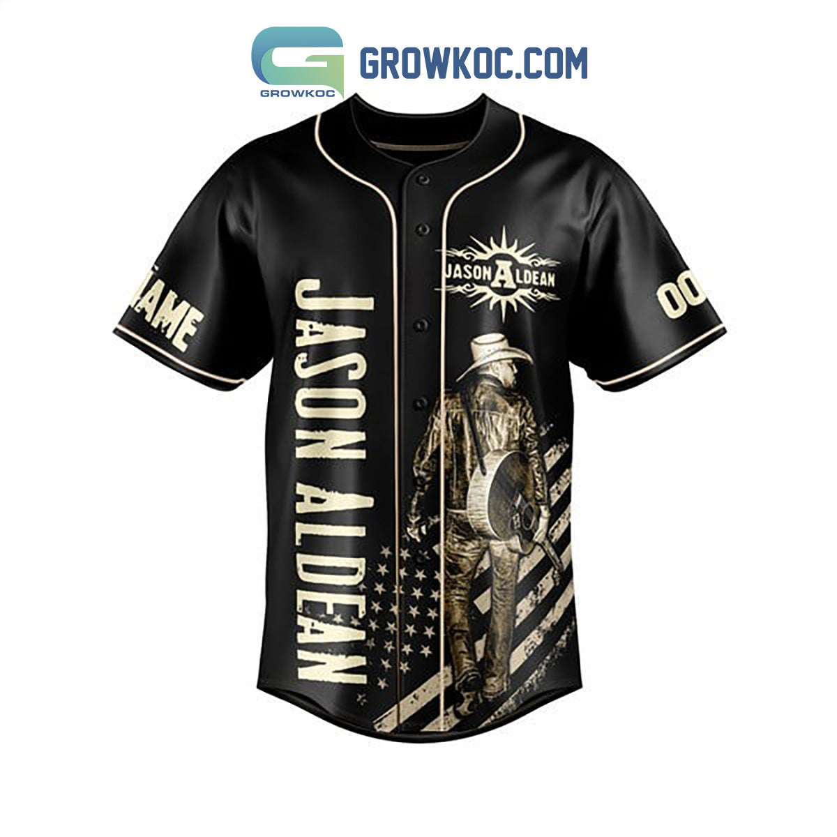 Jason Aldean Try That In A Small Town Highway Desperado Tour Personalized Baseball Jersey