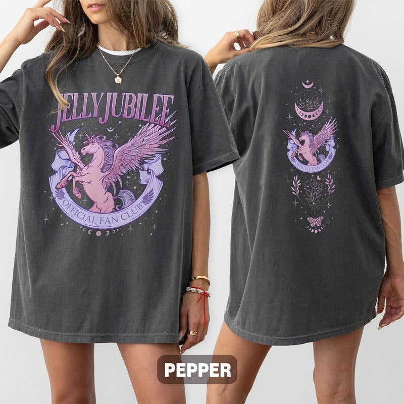 Jelly Jubilee Fan Club 2 Sided Shirt, Jelly Jubilee Crescent City Shirt, Bryce Quinlan Merch, Crescent City SJM Shirt,...