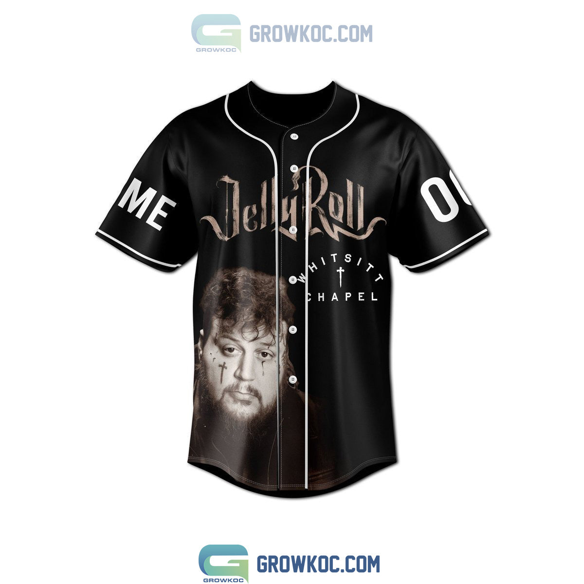 Jelly Rolll Whitsitt Chapel Halfway To Heaven Or Hell Personalized Baseball Jersey