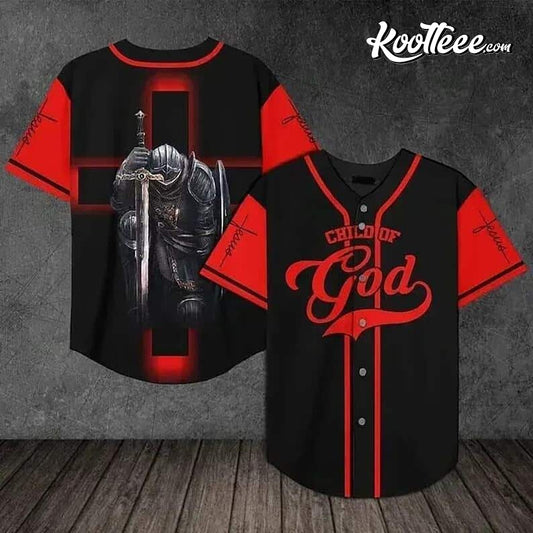 Jesus Dad Man Of God Baseball Jersey