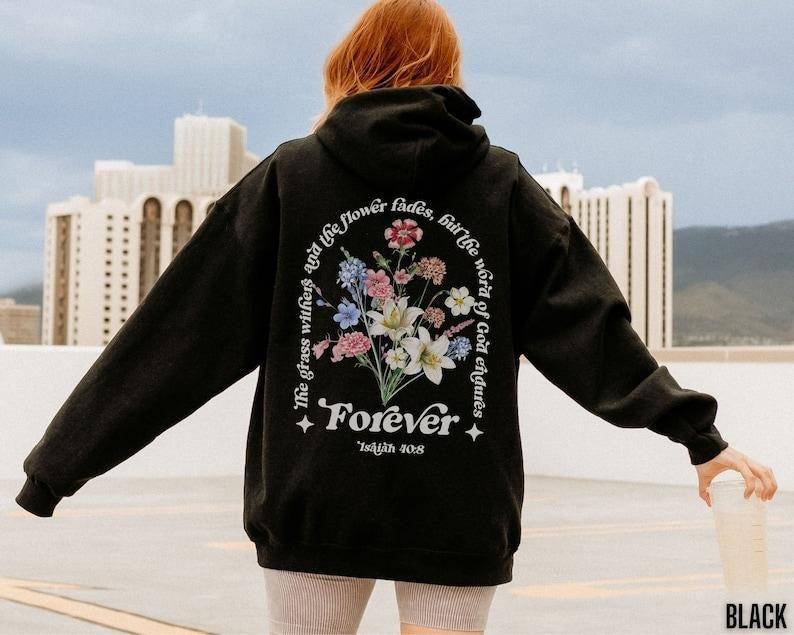 Jesus Hoodie Aesthetic Christian Sweatshirt Womens Religious Shirt Bible Verse Shirt Christian Gift For Her Trendy...