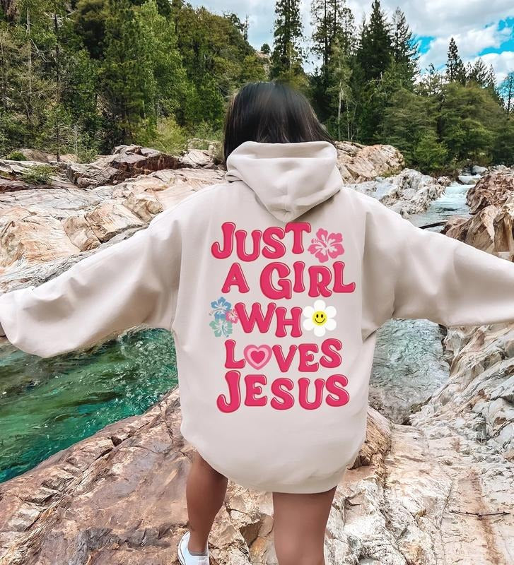 Jesus Hoodie Christian Hoodie Hibiscus Hoodie Christian Merch Preppy Hoodie Aesthetic Hoodie Christian Sweatshirt...