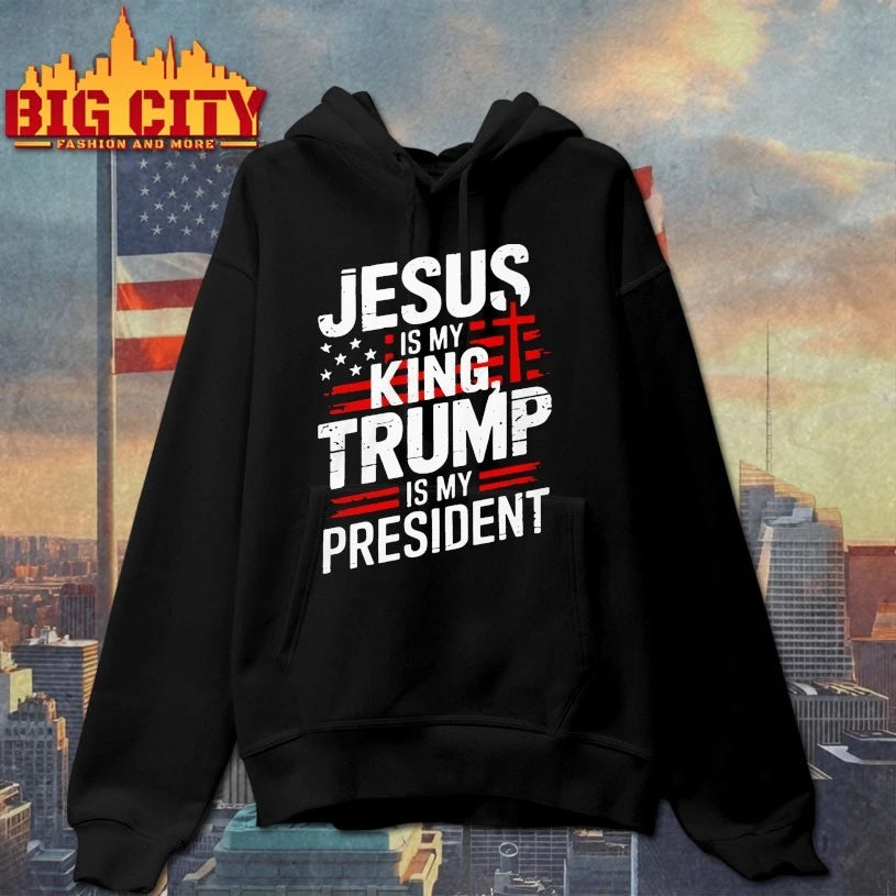 Jesus Is My King Trump Is My President shirt