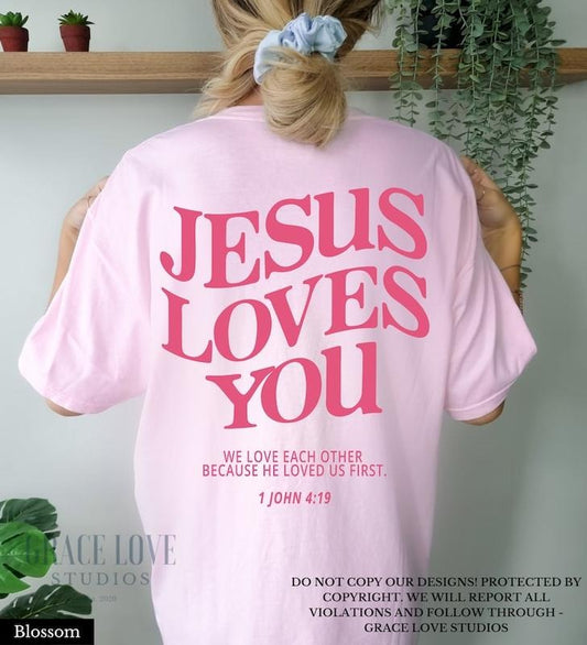 Jesus Loves You Shirt Love Like Jesus Shirt Christian Merch Christian Tee Jesus is King Hoodie and Sweater; T-shirt...