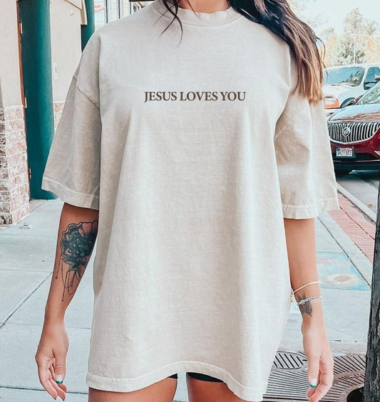 Jesus Loves You Tees , Christian Shirt , Jesus Shirt , Bible Verse Shirt , Christian Merch T-shirt, Jesus is King Shirt ...