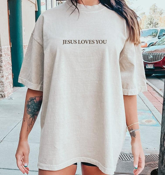 Jesus Loves You Tees , Christian Shirt , Jesus Shirt , Bible Verse Shirt , Christian Merch T-shirt, Jesus is King Shirt...