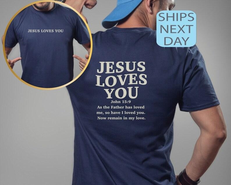 Jesus Loves You Tees, Jesus T-Shirt, Christian Shirt, Aesthetic Clothes, Bible Verse Shirt, Jesus Tees, Christian Merch ...