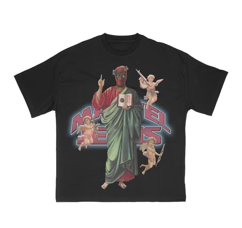 Jesus Shirt, Shirt, Ryan Reynolds, Comics, Dead pool and Gifts for Him, Gifts for Comic Guy Menswear Top Underwear Man...