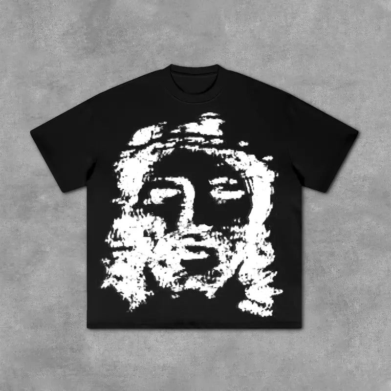 Jesus The Way The Truth The Life Casual Graphic T-Shirt Y2K Clothing Graphic Tee Cotton Top Streetwearstyle{n002}2...